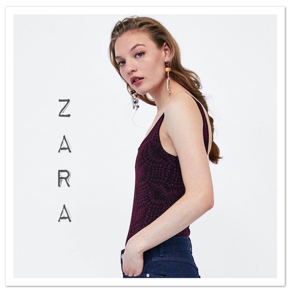 Zara Shiny Bodysuit - NWT